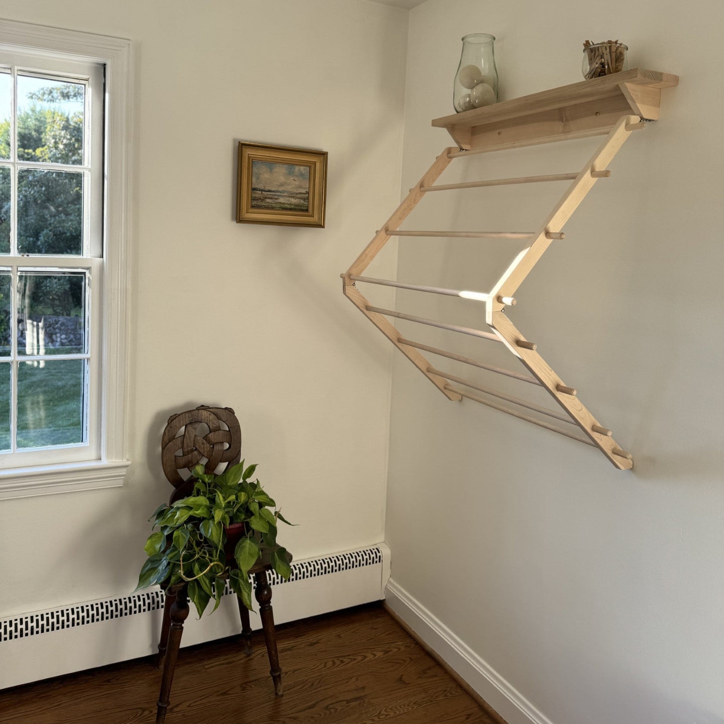 Large Dryer with Shelf (Natural-No Finish)