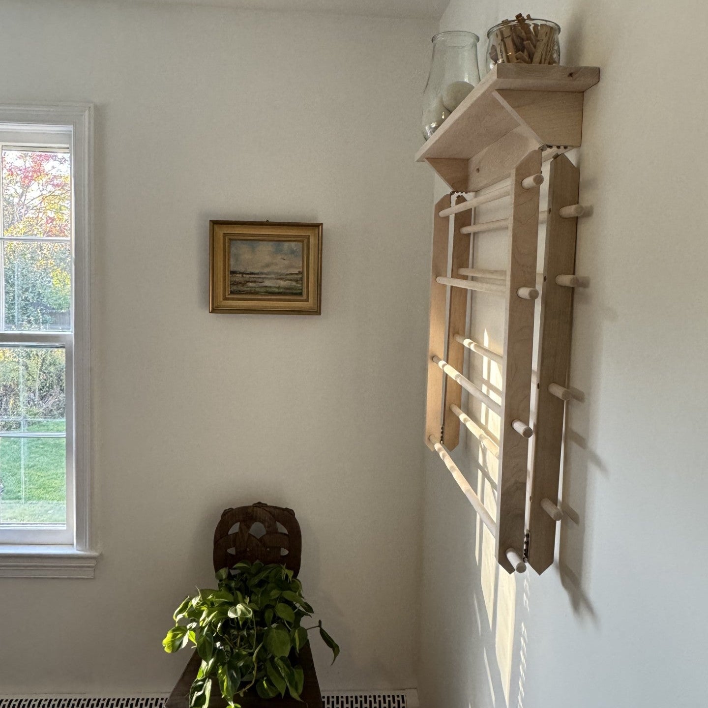 Medium Dryer with Shelf (Natural-No Finish)