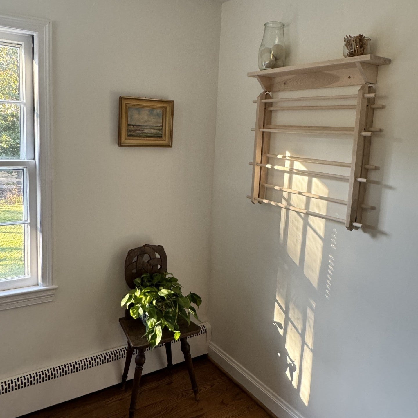 Medium Dryer with Shelf (Natural-No Finish)