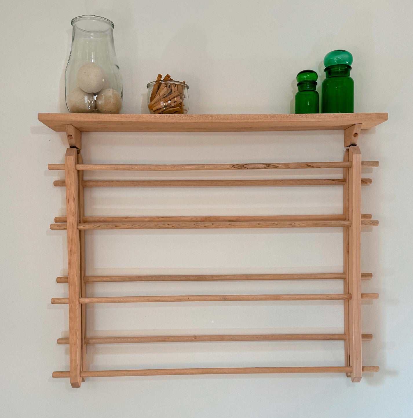 Large Dryer with Shelf (Natural-No Finish)