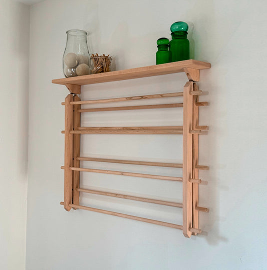 Large Dryer with Shelf (Natural-No Finish)