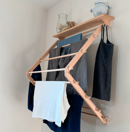 Large Dryer with Shelf (Natural-No Finish)